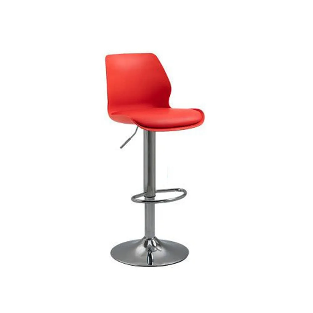 2 Pcs Bar Stools Kitchen Bar Stool Leather Barstools Swivel Gas Lift Counter Chairs BS8404 Black