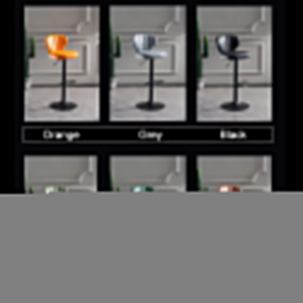2 Pcs Bar Stools Kitchen Bar Stool Leather Barstools Swivel Gas Lift Counter Chairs BS8405 Light Green