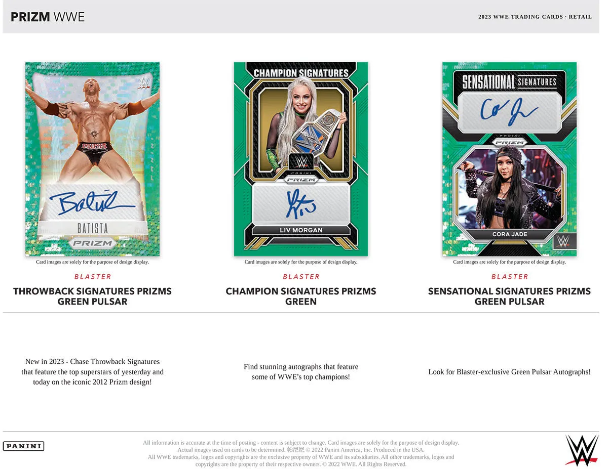 2023 Panini Prizm WWE Blaster Box #13858