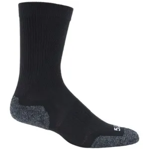 5-11 Slip Stream Large Men Tactical Sock Black