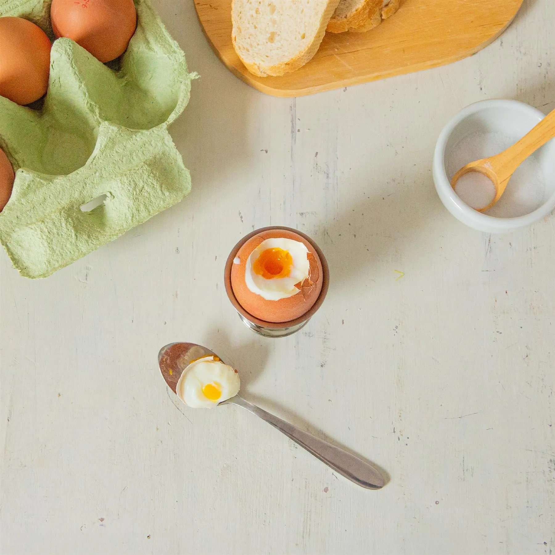 5cm Stainless Steel Egg Cups - Pack of 6 - By Argon Tableware