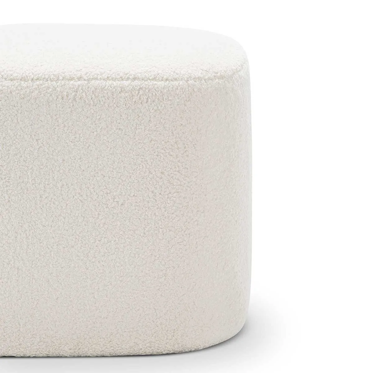 Ayla Boucle Rectangle Ottoman