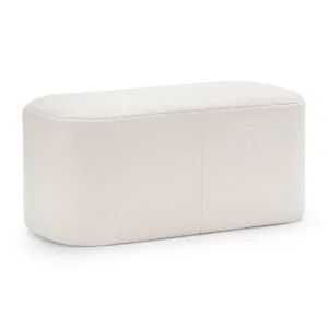 Ayla Boucle Rectangle Ottoman