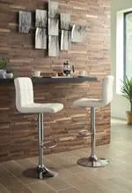 Bellatier Bone Adjustable Height Bar Stool (Set of 2)