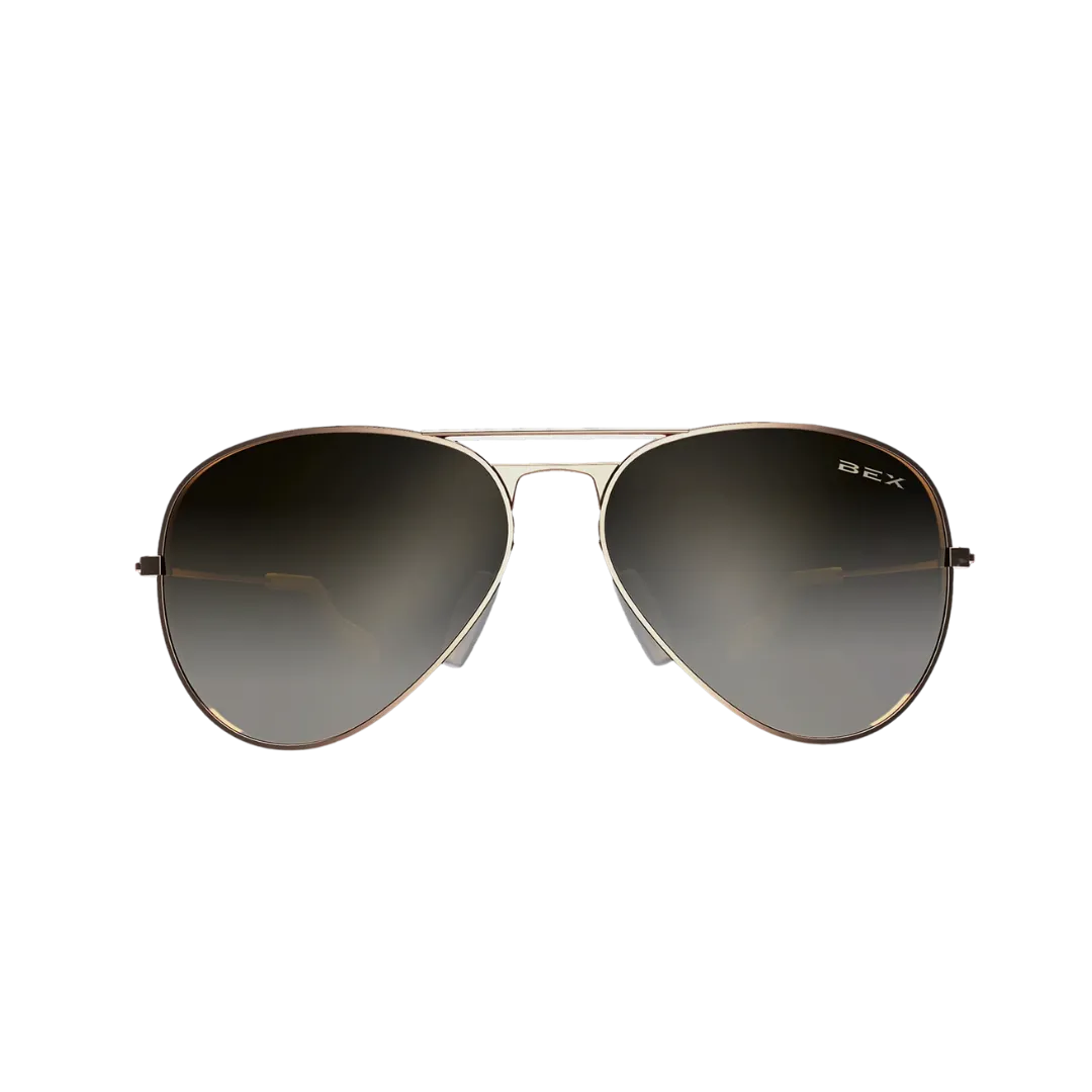 Bex Wesley Rose Gold Brown Glasses