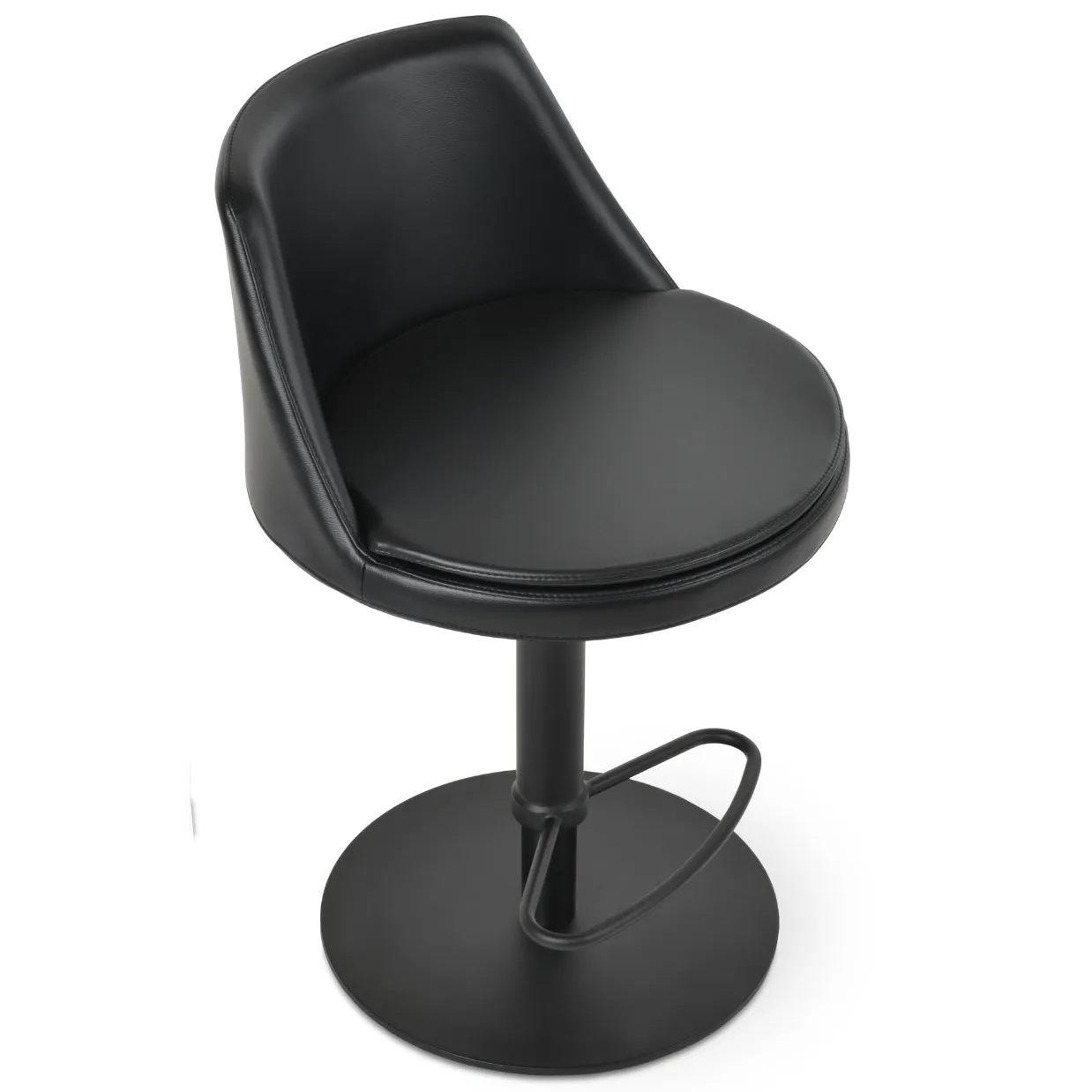 Black Adjustable Bar Stools Martini