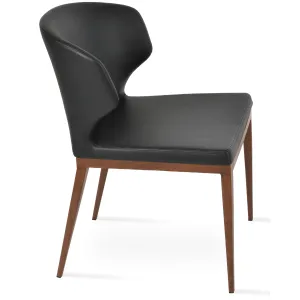Black Metal Dining Chairs Amed PLUS