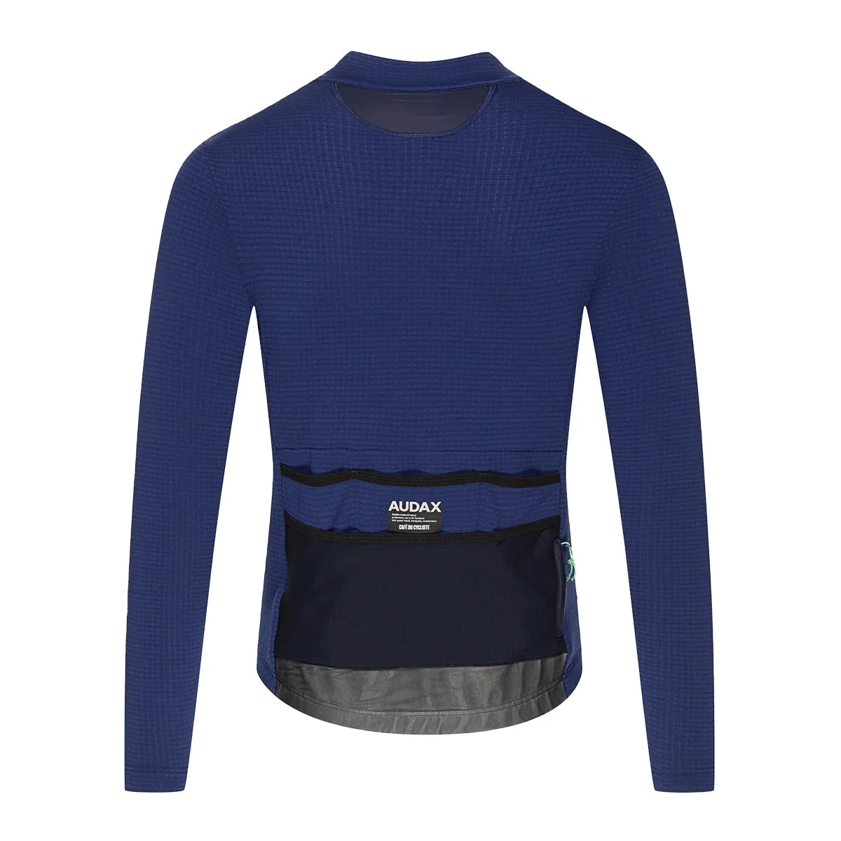 CAFE DU CYCLISTE Audax Lorenne Long Sleeve Jersey - Navy