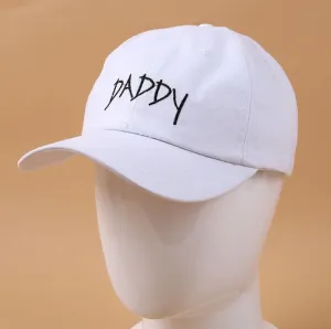 Call Me Daddy Adjustable Cotton Hat for Men and Women - Soft, Durable, Versatile Design in Black and White