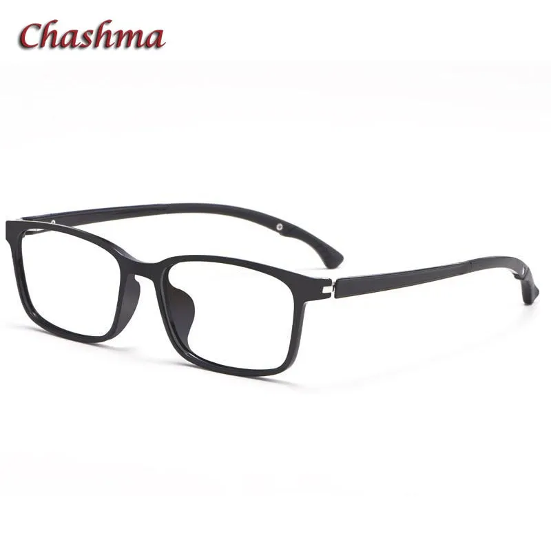 Chashma Ochki Unisex Full Rim Square Tr 90 Titanium Eyeglasses 5106
