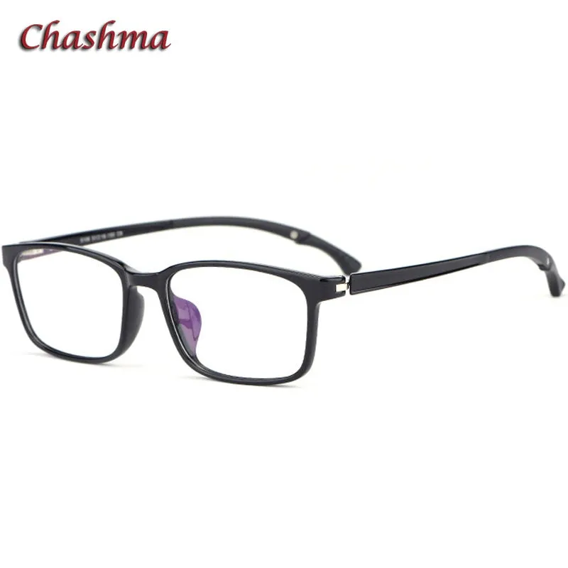 Chashma Ochki Unisex Full Rim Square Tr 90 Titanium Eyeglasses 5106