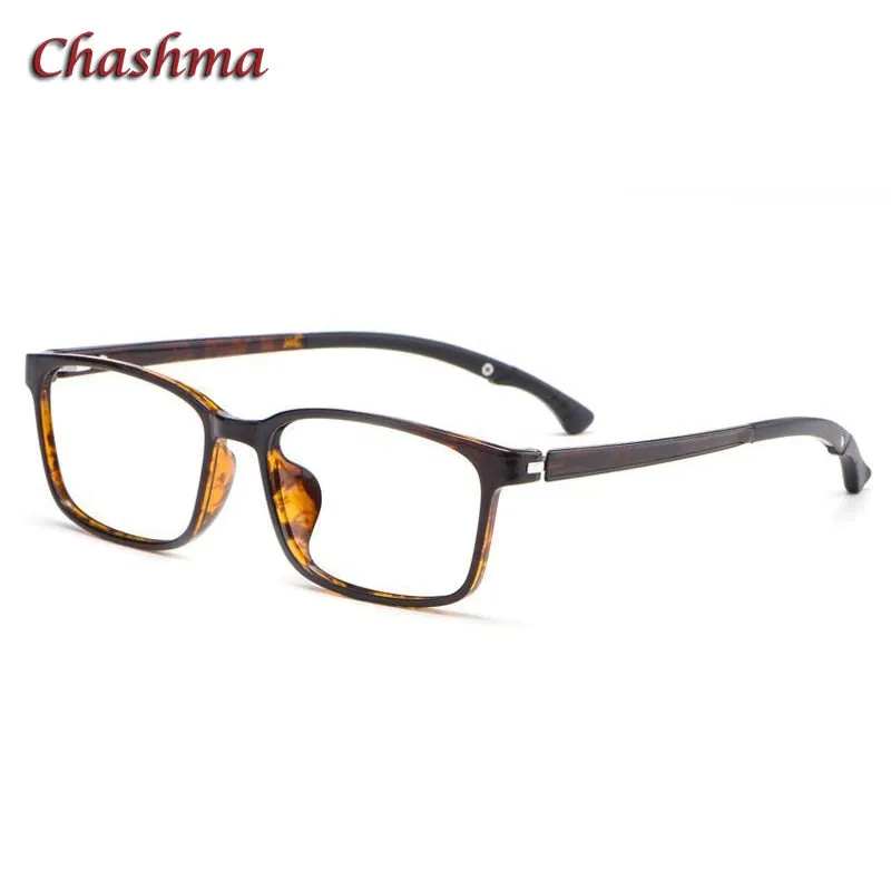 Chashma Ochki Unisex Full Rim Square Tr 90 Titanium Eyeglasses 5106