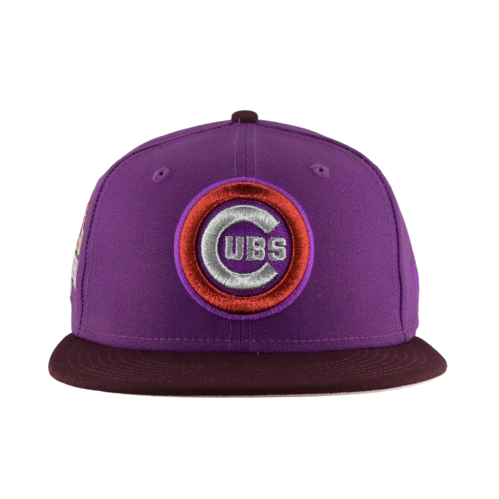 Chicago Cubs Grape Maroon New Era 59FIFTY Fitted Hat