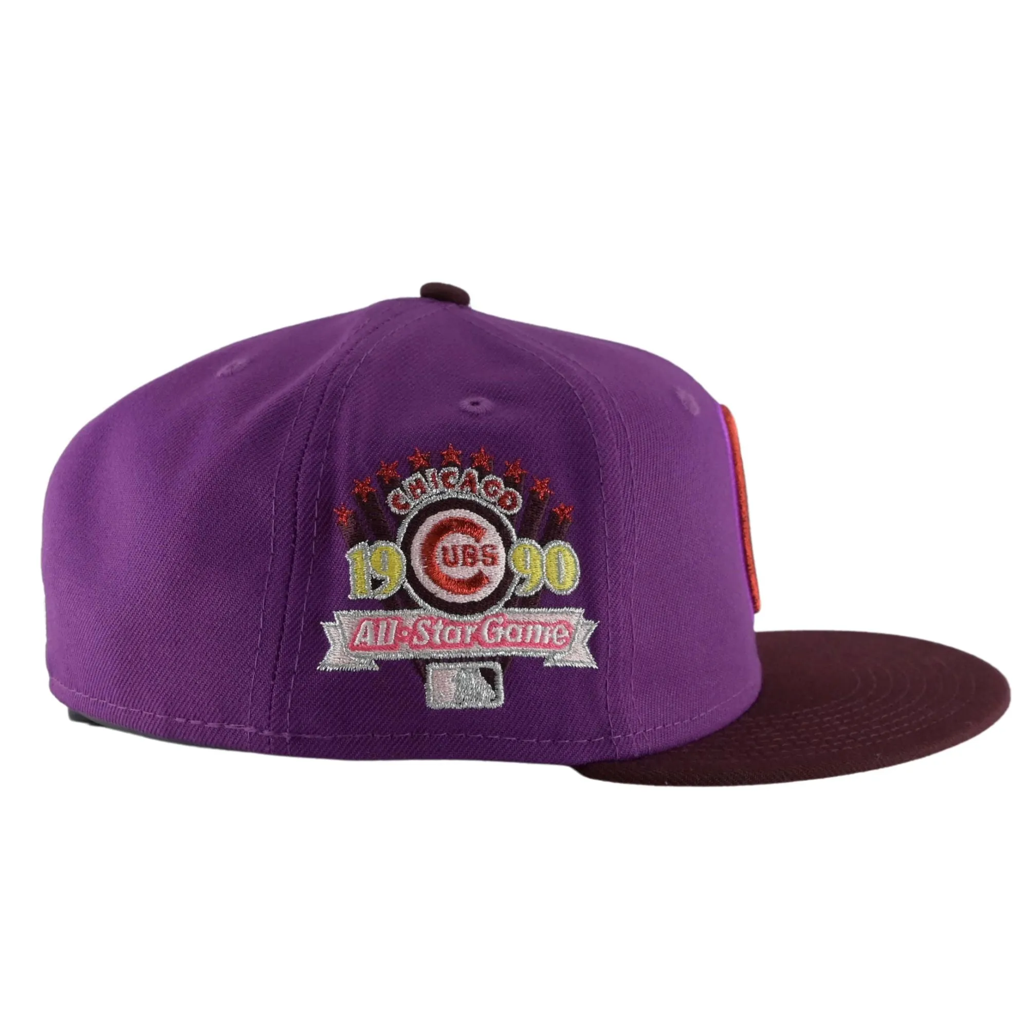 Chicago Cubs Grape Maroon New Era 59FIFTY Fitted Hat