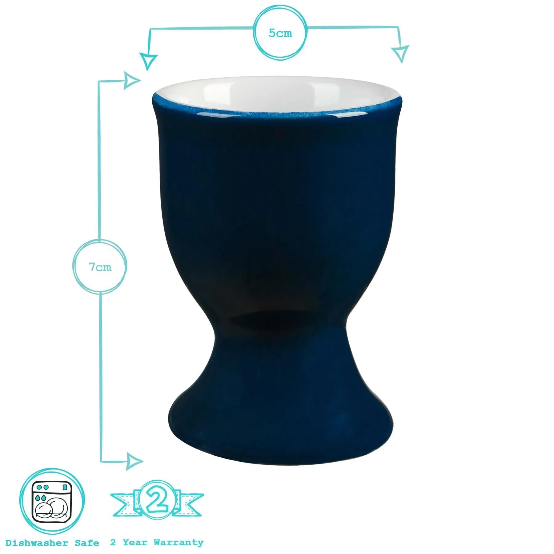 China Egg Cups - Pack of 6 - By Argon Tableware