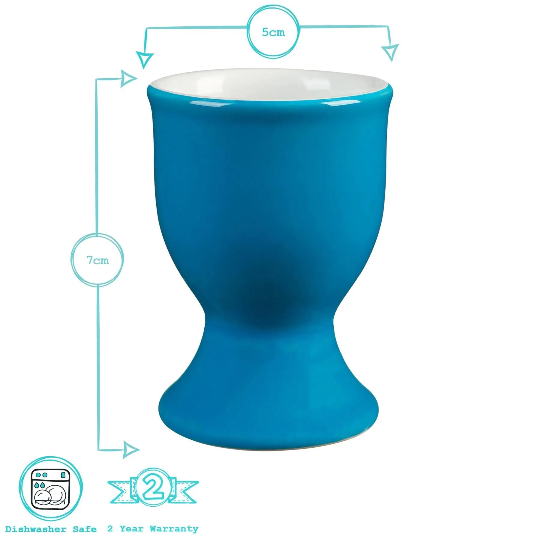 China Egg Cups - Pack of 6 - By Argon Tableware