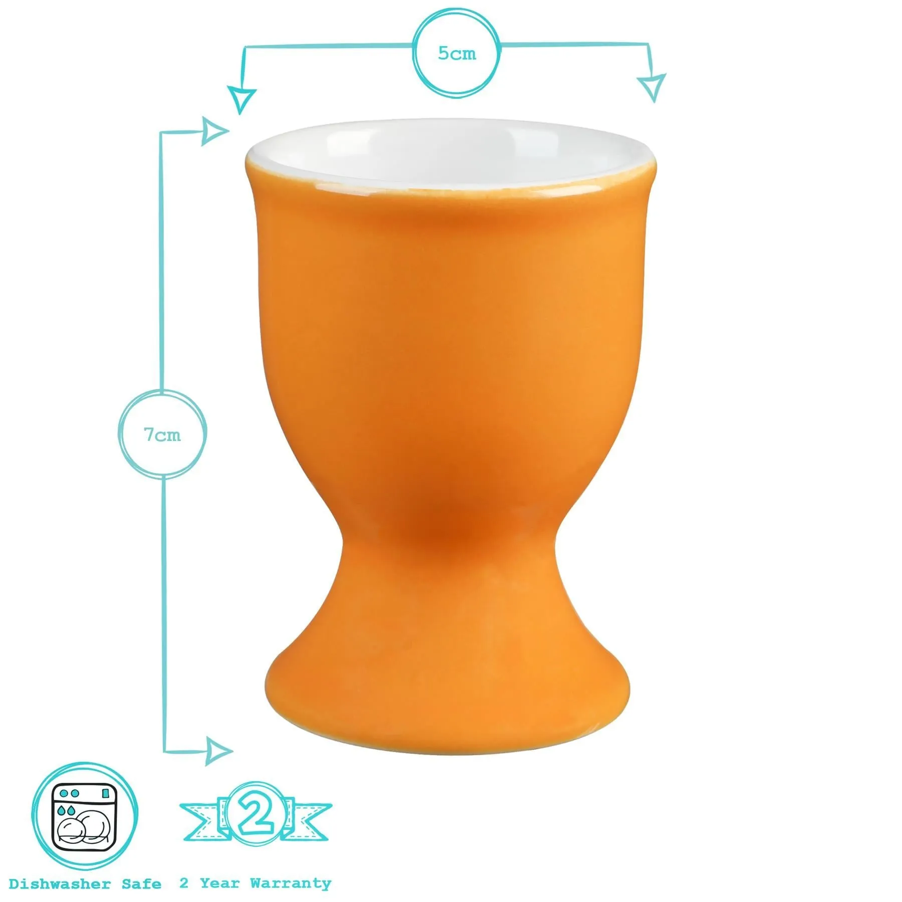 China Egg Cups - Pack of 6 - By Argon Tableware