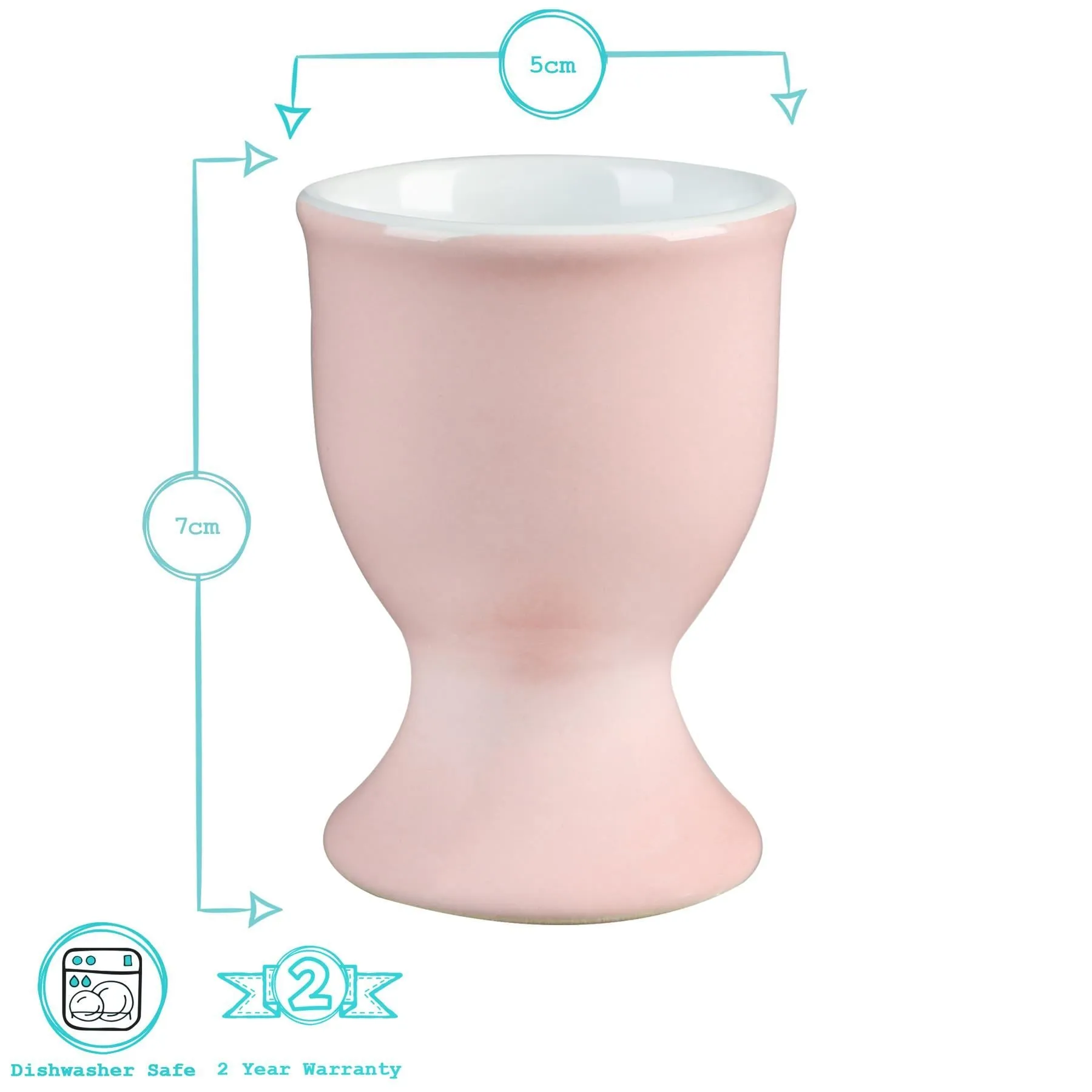 China Egg Cups - Pack of 6 - By Argon Tableware
