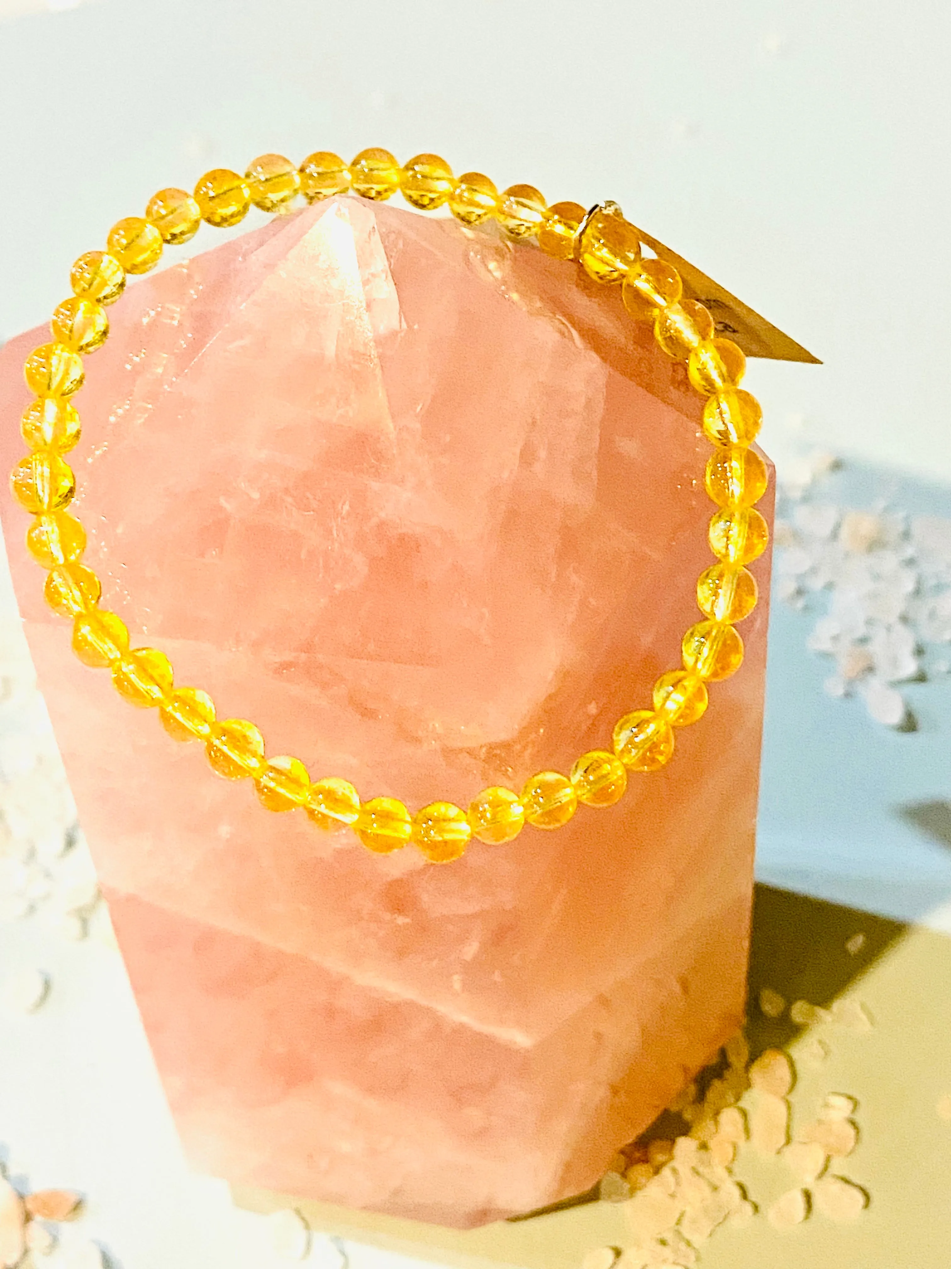 Citrine Nature Inspired Bracelets 4mm