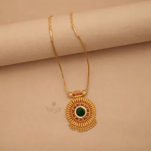 Classic Kerala Green Palakka Necklace SG10058