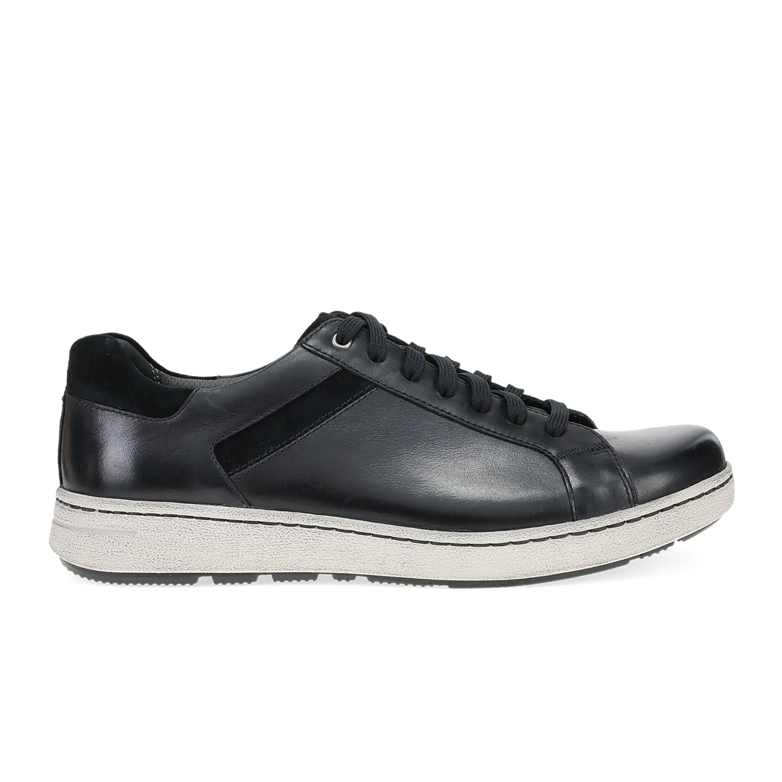 Dansko Trevor Lace Up Sneaker (Men) - Black Burnished Calf