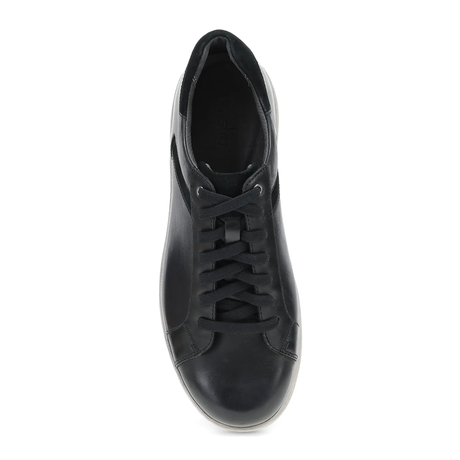 Dansko Trevor Lace Up Sneaker (Men) - Black Burnished Calf