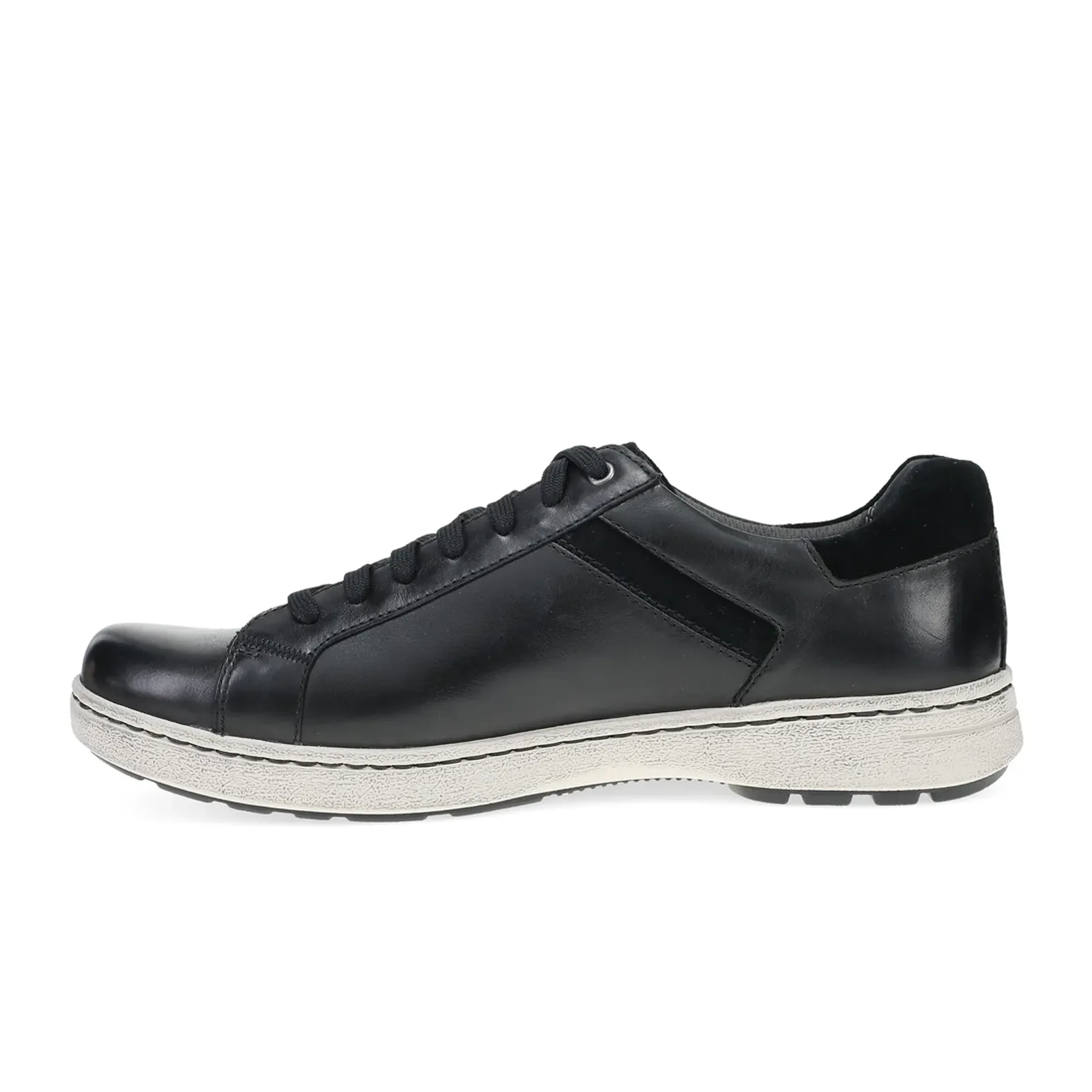 Dansko Trevor Lace Up Sneaker (Men) - Black Burnished Calf