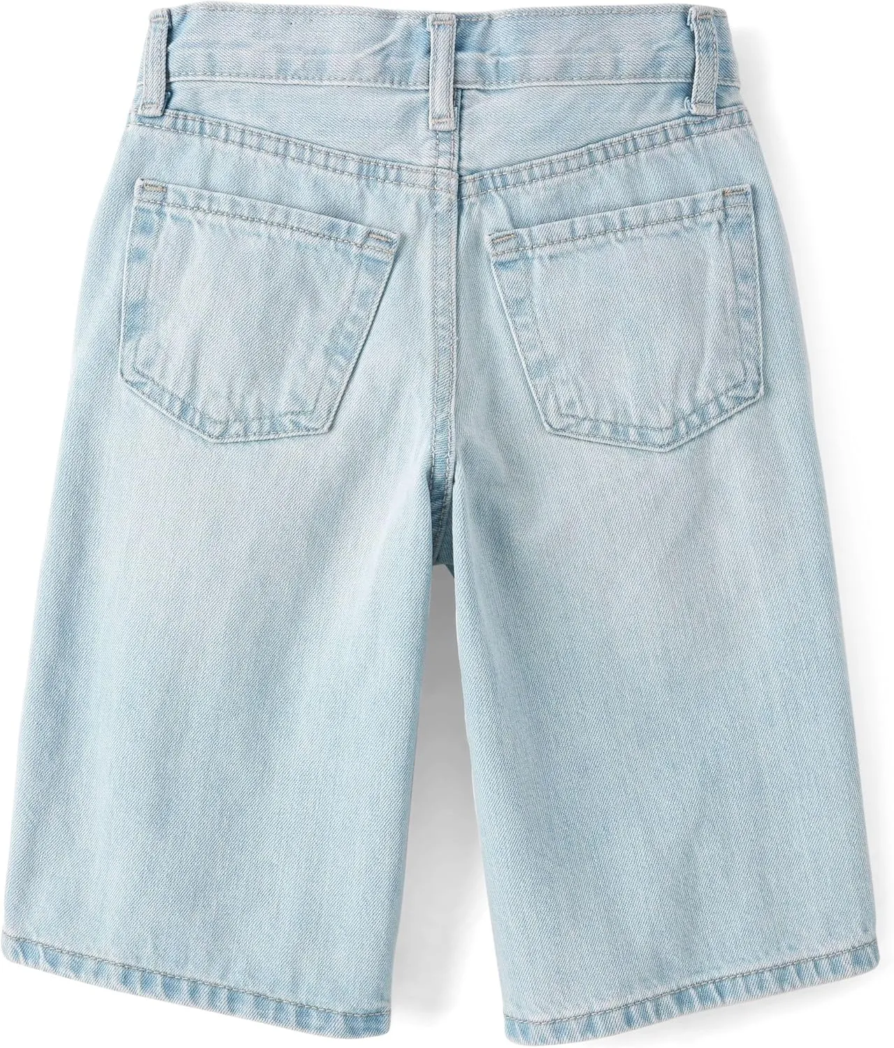 Denim Midi Shorts