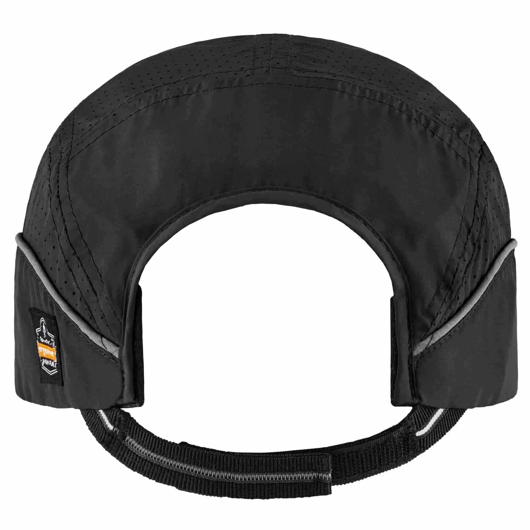 Ergodyne 23366 8955 Short Brim Black Lightweight Bump Cap Hat