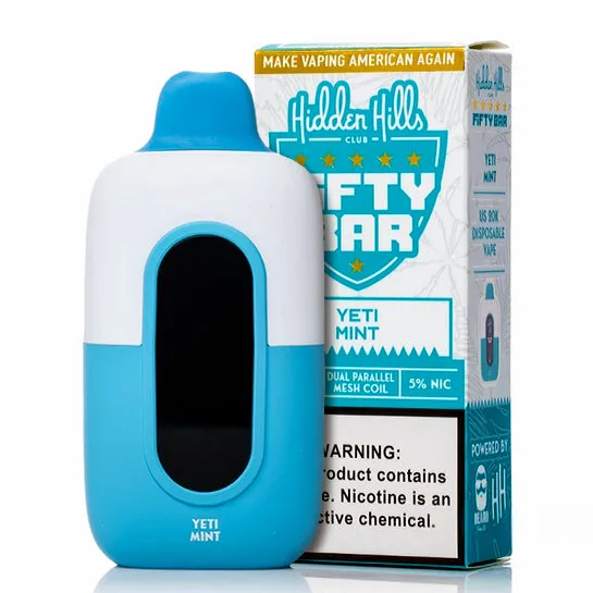 Fifty Bar x Hidden Hills 20k Disposable Vape - 20,000 Puff