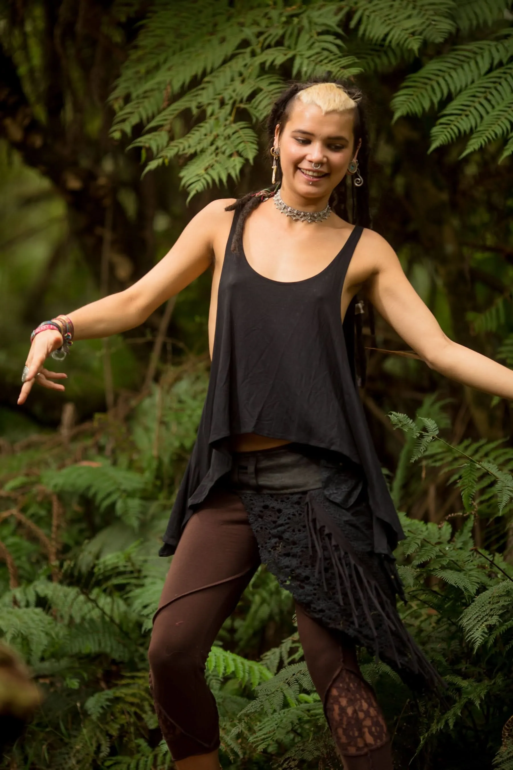 Free Flow Top - Black
