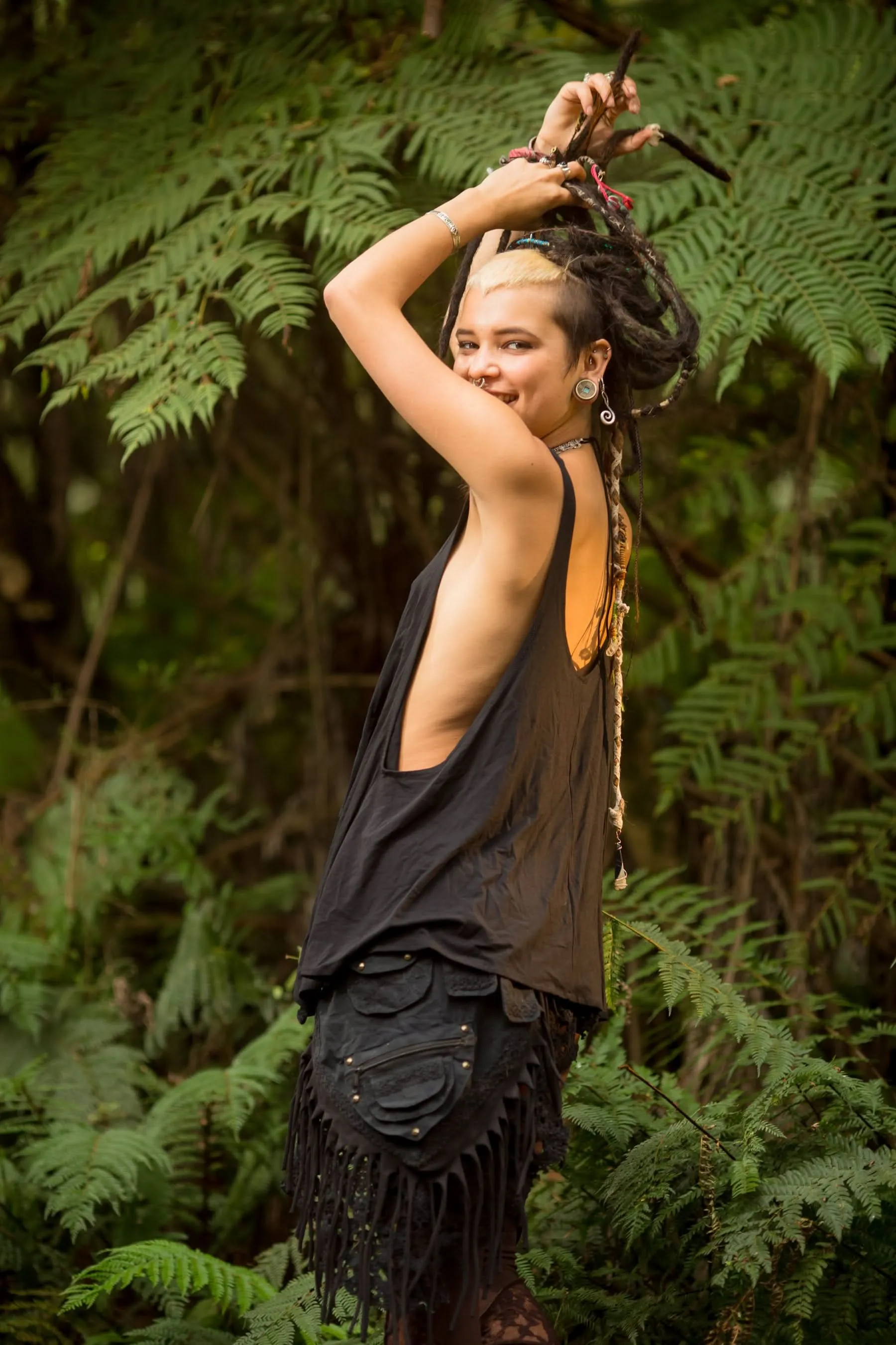 Free Flow Top - Black