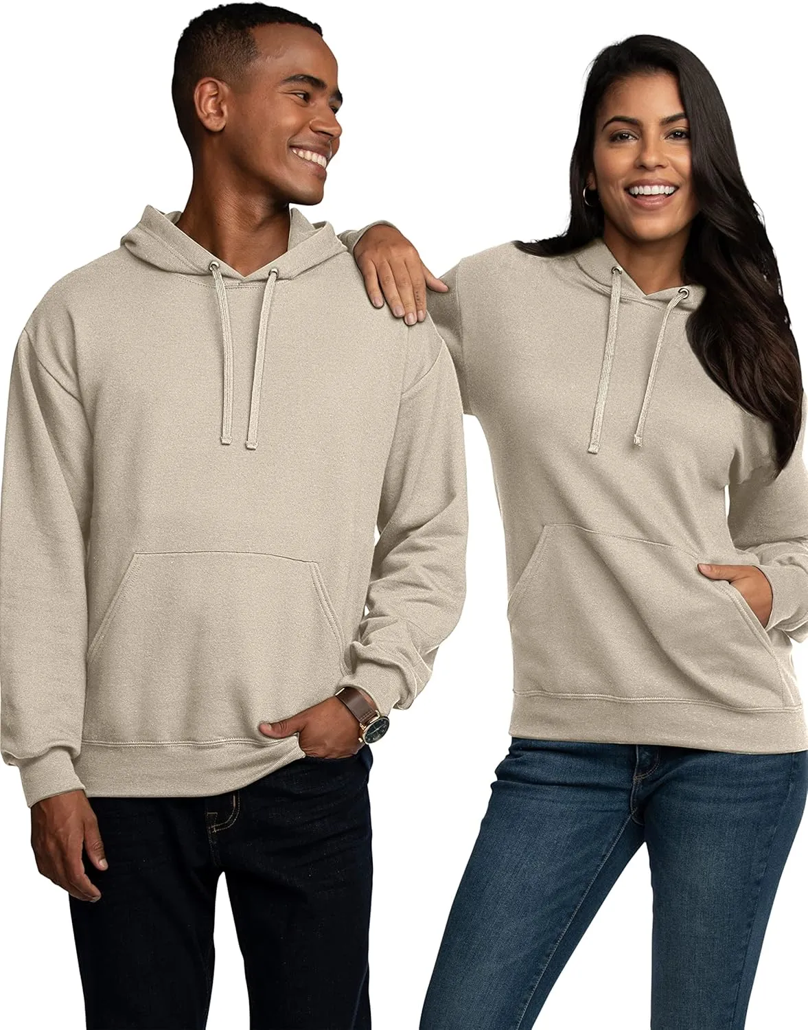 Fruit of the Loom Eversoft Fleece Hoodies, Pullover & Full Zip, Moisture Wicking & Breathable, Sizes S-4x