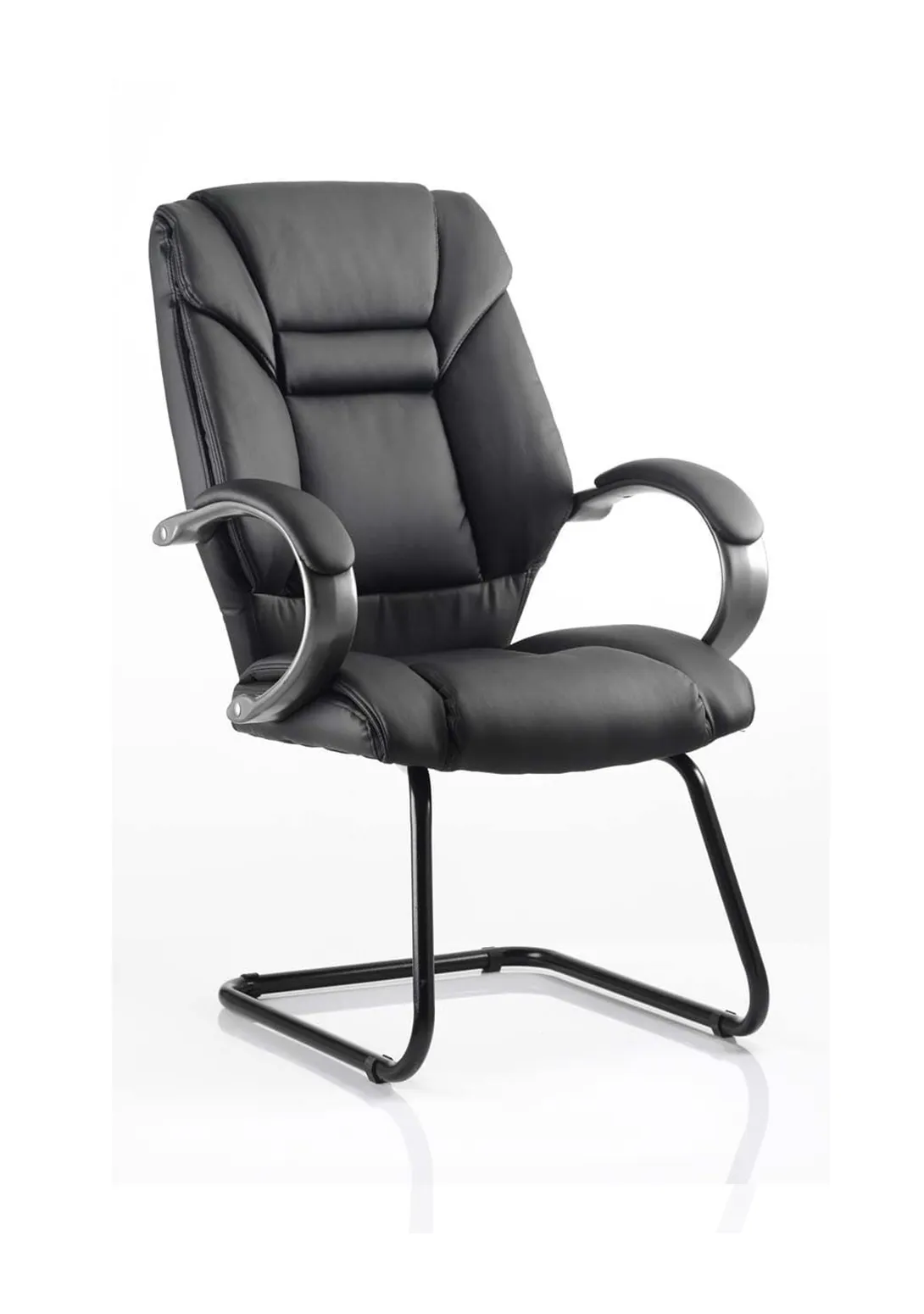 Galloway High Back Cantilever Visitor Chair with Arms