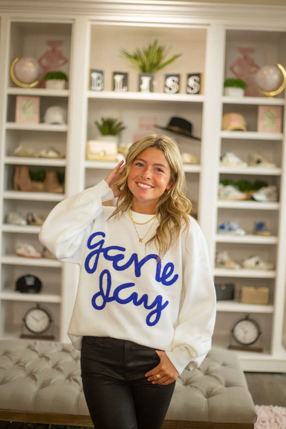 Game day light weight football sweater