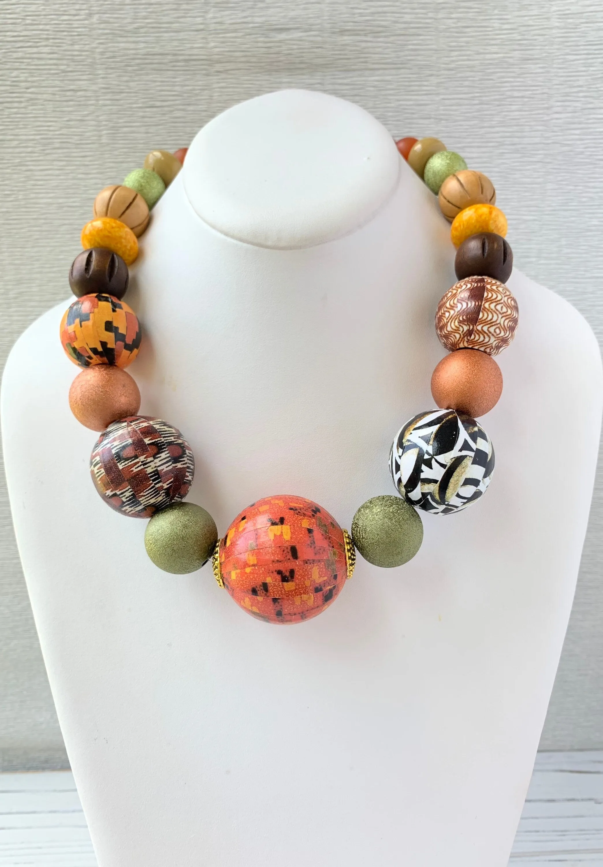 Give Thanks Queen Mum Statement Necklace