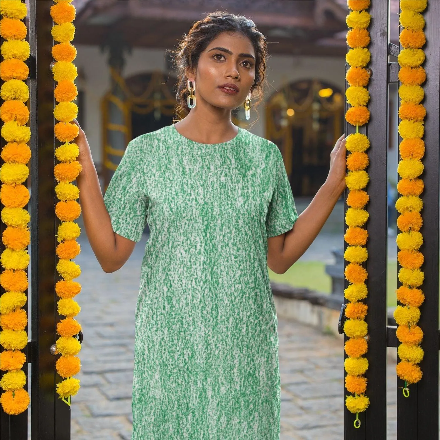 Green Crayon - Women's T-Shirt Dress