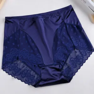 High waist bag hip plus size panties