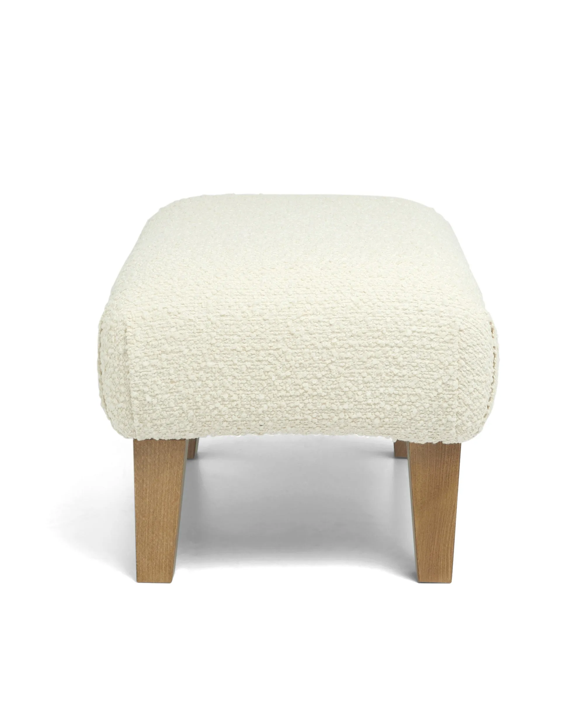 Hilston Nursing Chair & Footsool Set - Oyster Chenille Boucle