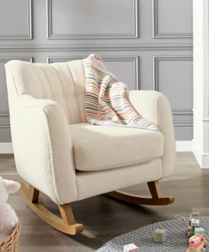 Hilston Nursing Chair - Off White Boucle