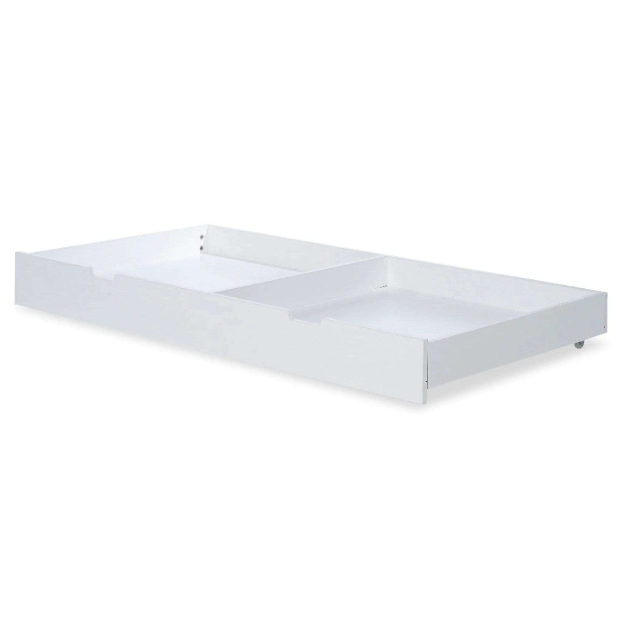 Ickle Bubba Pembrey Cot Bed and Under Drawer Ash Grey & White