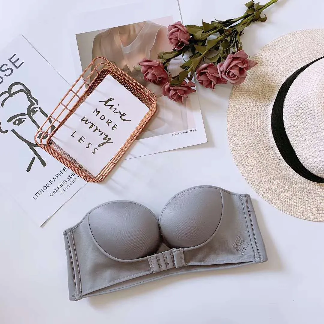 Invisible Bra With Strapless Front Buckle
