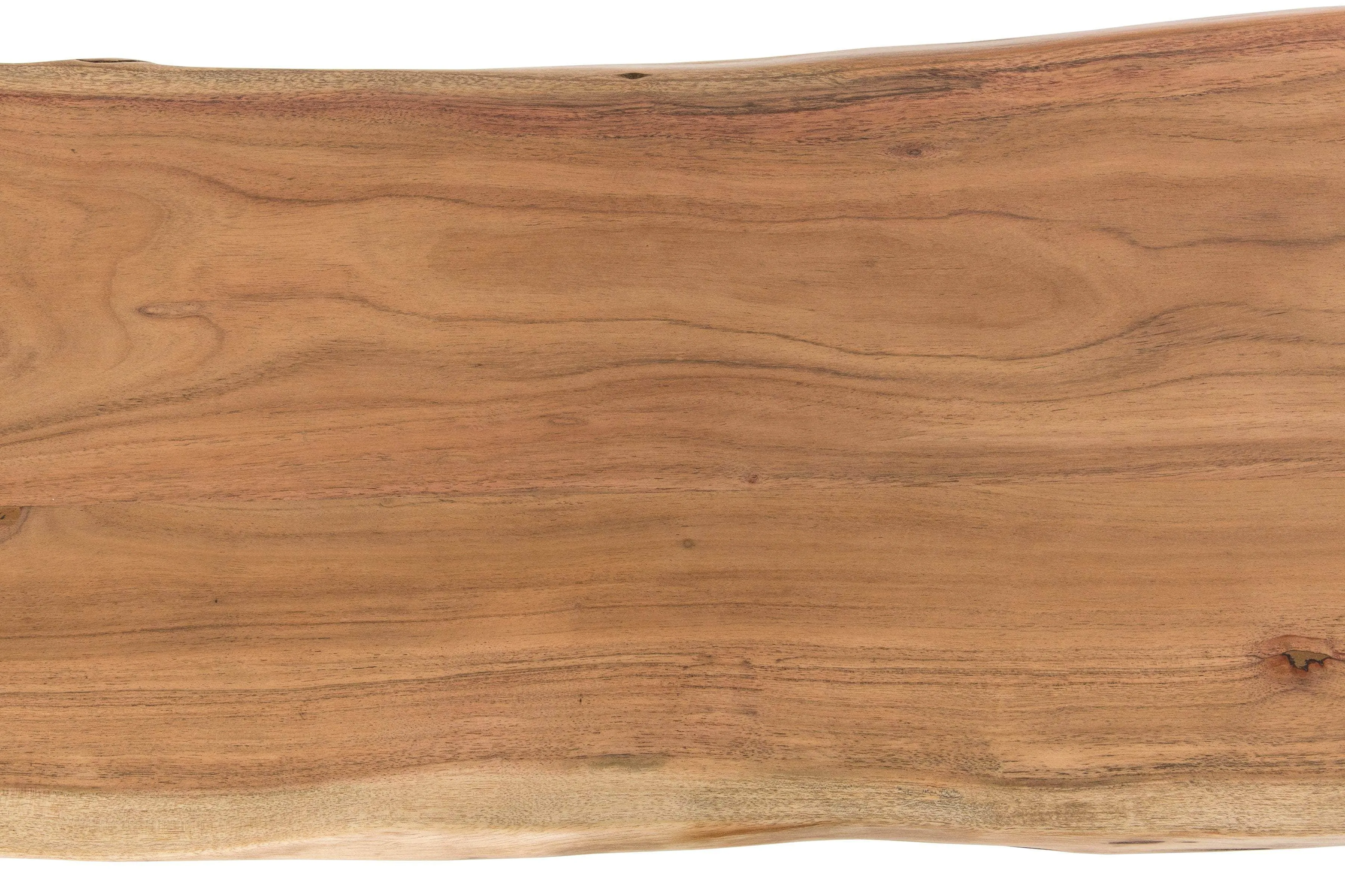 Kiel Wood Dining Bench in Brown and Black