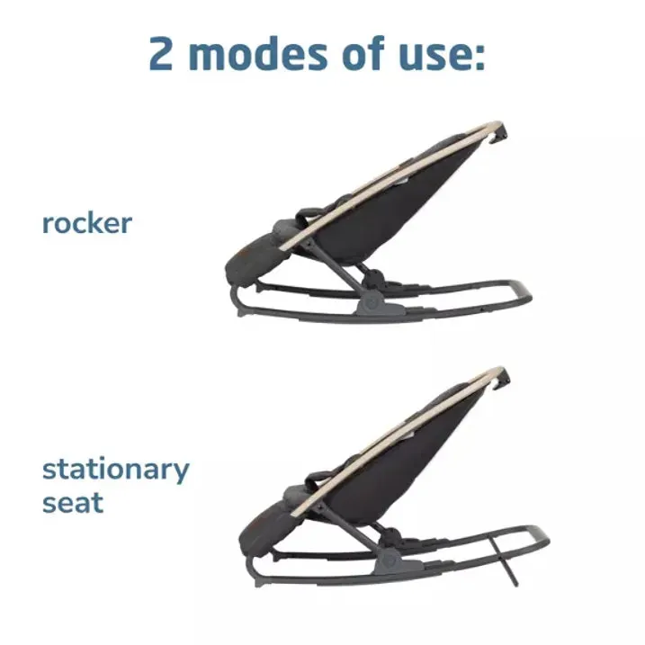 Kori 2-in-1 Baby Rocker - Classic Graphite