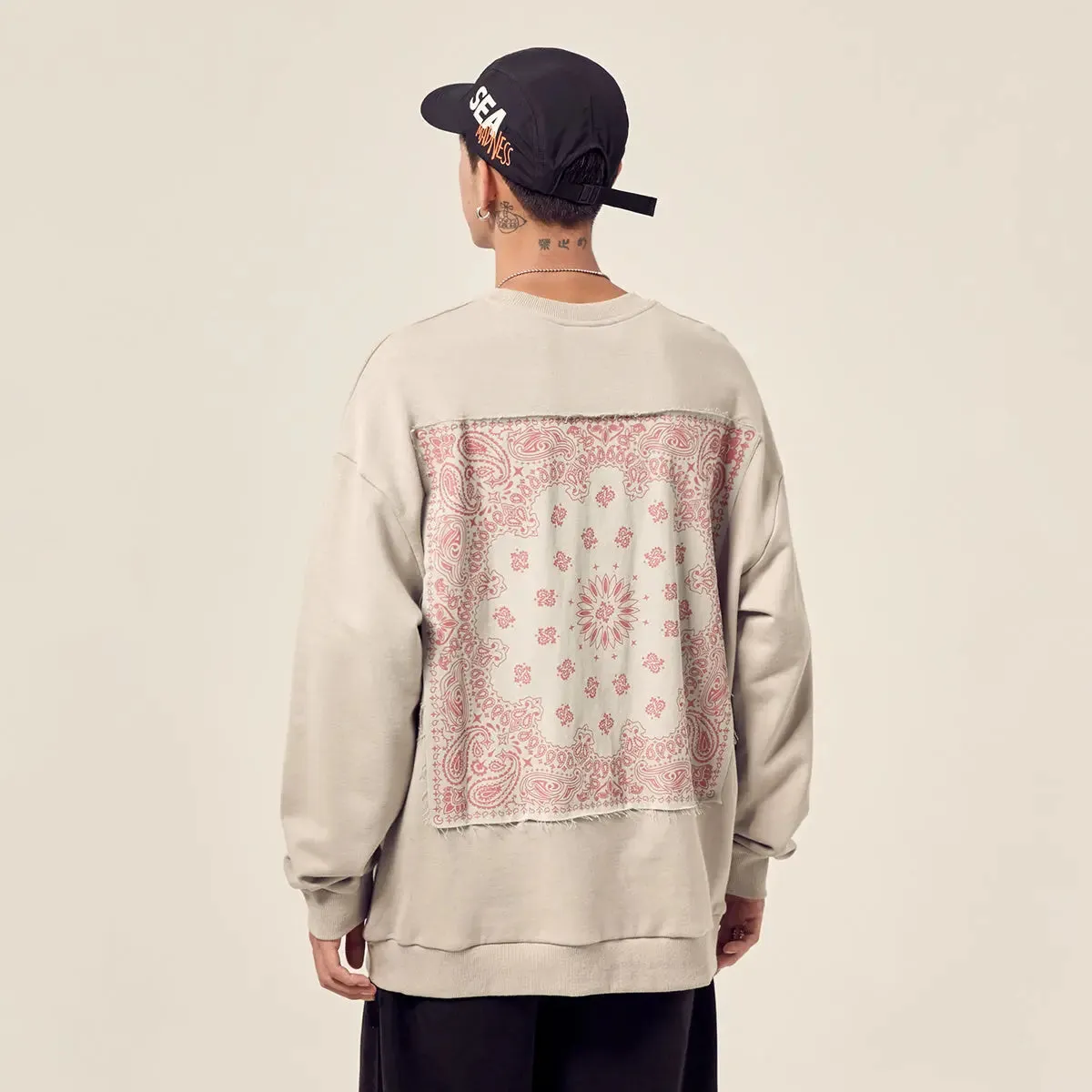 Men's autumn retro ethnic style sweater