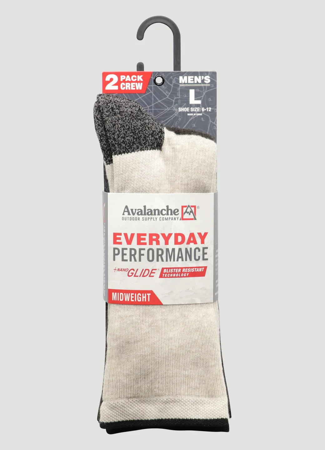 Men's Nano Glide Crew Socks 2-Pack