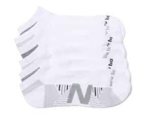 New Balance Soft Lined Socks 6 Pieces, White