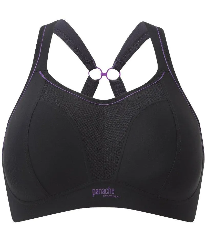 Panache Sport Boundless Wire-free Sports Bra- Black