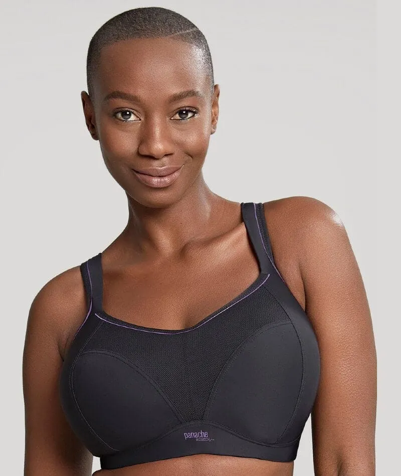 Panache Sport Boundless Wire-free Sports Bra- Black