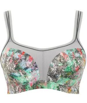 Panache Sport Power Underwired Sports Bra - Abstract Reptile